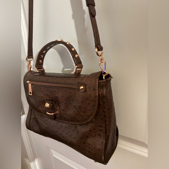 Rebecca Minkoff Rare Ostrich Dr. Bag Satchel - Picture 2 of 7